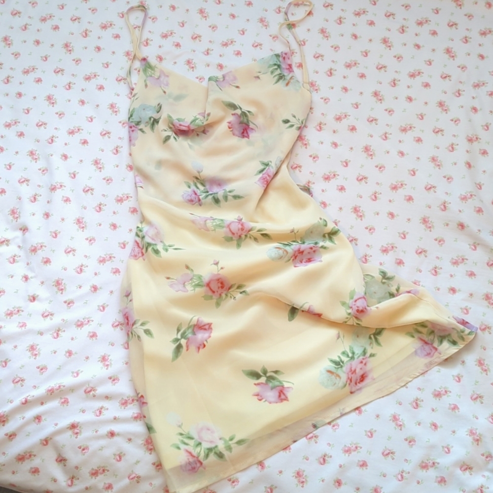 COPY - Watson Mini Dress Yellow - Princess Polly